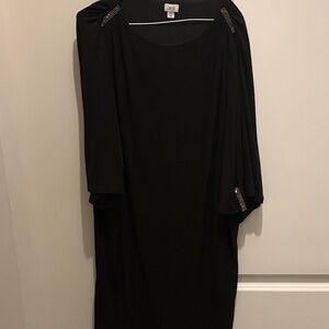 Cache Black Dress with rhinestones